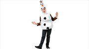 Olaf Frozen 2 Costume Top - Size Medium | Apparel