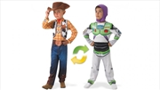 Toy Story 4 Woody To Buzz Lightyear Reversible 3-5 | Apparel