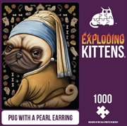 Buy Exploding Kittens Puzzle Pug with a Pearl Earring 1,000 pieces