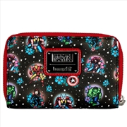 Buy Loungefly Marvel Comics - Avengers Floral Tattoo Zip Purse