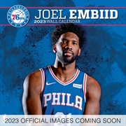 Philadelphia 76ers Joel Embiid Player Square Calendar 2023 | Merchandise