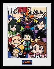Buy My Hero Academia Chibi Compilation Framed Print
