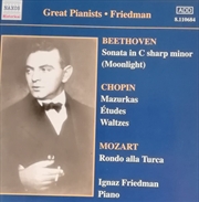 Buy Beethoven: Sonata/Chopin: Mazurkas, Etudes and Waltzes/Mozart: Rondo Alla Turca