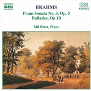 Buy Brahms: Piano Sonata No 3