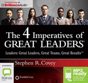 Buy The 4 Imperatives of Great Leaders