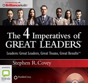 Buy The 4 Imperatives of Great Leaders