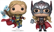 Thor 4: Love and Thunder - Thor & Mighty Thor US Exclusive Pop! 2-Pack [RS] | Pop Vinyl