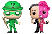 Buy Batman Forever - Two-Face & Riddler Glow US Exclusive Pop! 2-pack [RS]