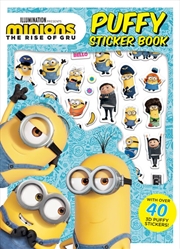 Minions Rise Of Gru Puffy Sticker Book | Paperback Book