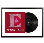 Framed Elton John - Diamonds - Double Vinyl Album Art | Homewares