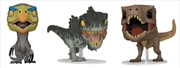 Buy Jurassic World 3: Dominion - Dinosaurs US Exclusive Pop! 3-Pack [RS]