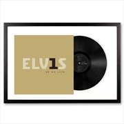 Buy Framed Elvis Presley Elvis 30 #1 Hits Vinyl Album Art