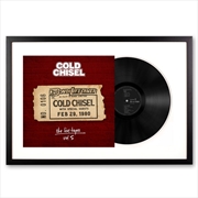 Framed Cold Chisel the Live Tapes Vol 5 - Live at the Bondi Lifesaver - Triple Vinyl Album Art | Homewares