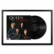 Buy Framed Queen Greatest Hits - Double Vinyl Album Art