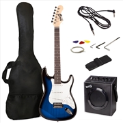 Buy RockJam Electric Guitar Superkit with 10-watt Amp, Gig Bag, Picks & Online Lessons 6 String Pack - B