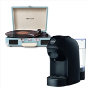 Buy Crosley Cruiser Bluetooth Portable Turntable - Turquoise + Lavazza Tiny Coffee Machine - Black