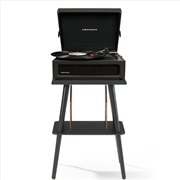 Buy Crosley Voyager Bluetooth Portable Turntable + Entertainment Stand Bundle - Black