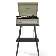 Buy Crosley Voyager Bluetooth Portable Turntable + Entertainment Stand Bundle - Sage