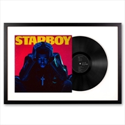Buy Framed The Weeknd Starboy - Double Vinyl Album Art