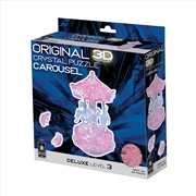 Pink Carousel 3D Crystal Puzzle | Merchandise