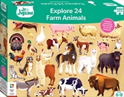 Buy Junior Jigsaw Explore 24: Farm Animals 100 Piece Puzzle
