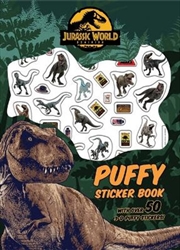 Jurassic World Dominion Puffy Sticker Book | Paperback Book