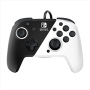 PDP Switch Faceoff Deluxe Wired Controller Black White | Nintendo Switch