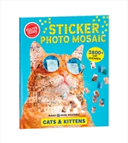 Sticker Photo Mosaics: Cats & Kittens | Colouring Book