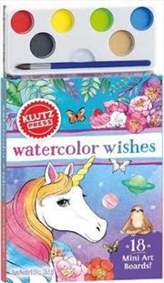 Watercolor Wishes Postcard Kit | Colouring Book