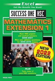 Excel Success One Hsc Mathematics Extension 1 2022 Edition | Paperback Book