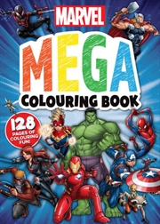Marvel Mega Colouring Book | Paperback Book
