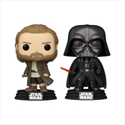 Buy Star Wars: Obi-Wan Kenobi - Obi-Wan & Darth Vader US Exclusive Pop! Vinyl Figure 2-Pack [RS]