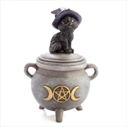 Buy Black Cat Cauldron Trinket Box