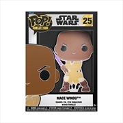 Star Wars - Mace Windu 4" Pop! Enamel Pin | Merchandise