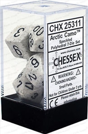 Buy Chessex Polyhedral 7-Die Set Speckled Arctic Camo