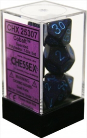Buy Chessex Polyhedral 7-Die Set Speckled Cobalt