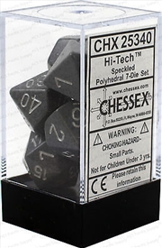Buy Chessex Polyhedral 7-Die Set Speckled Hi-Tech