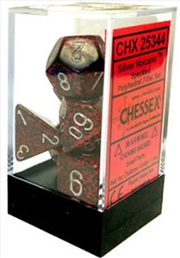 Buy Chessex Polyhedral 7-Die Set Speckled Silver Volcano