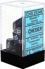 Buy Chessex Polyhedral 7-Die Set Speckled Stealth