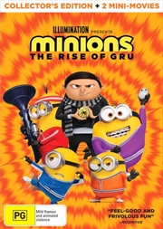 Minions - The Rise Of Gru | Collector's Edition - + 2 Mini-Movies (BONUS TOTE BAG) | DVD