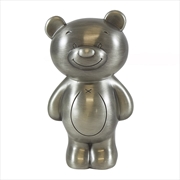 Pewter Teddy Bear Money Box | Homewares
