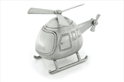 Pewter Helicopter Money Box | Homewares