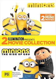Minions / Minions - The Rise Of Gru | 2 Movie Franchise Pack (BONUS TOTE BAG) | DVD
