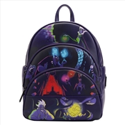 Buy Loungefly Disney Villains - Triple Pocket Glow Mini Backpack
