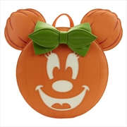 Loungefly Disney - Minnie Mouse Pumpkin Glow Face Mini Backpack | Apparel