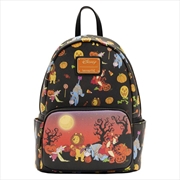 Loungefly Winnie the Pooh - Halloween Group Glow Mini Backpack | Apparel