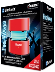 Buy iSound Bluetooth Fire Waves Speaker - Red