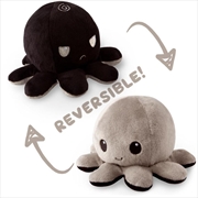 Buy Reversible Plushie - Octopus Black/Gray