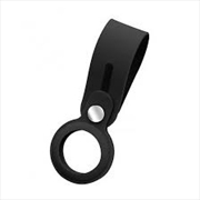 Buy Laser Silicone Black Luggage Tag Compatible With Airtag