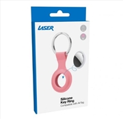 Buy Laser Silicone Key Ring for Apple AirTag - Pink